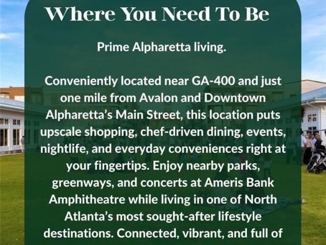 Townhouse for sale in Alpharetta, Georgia
