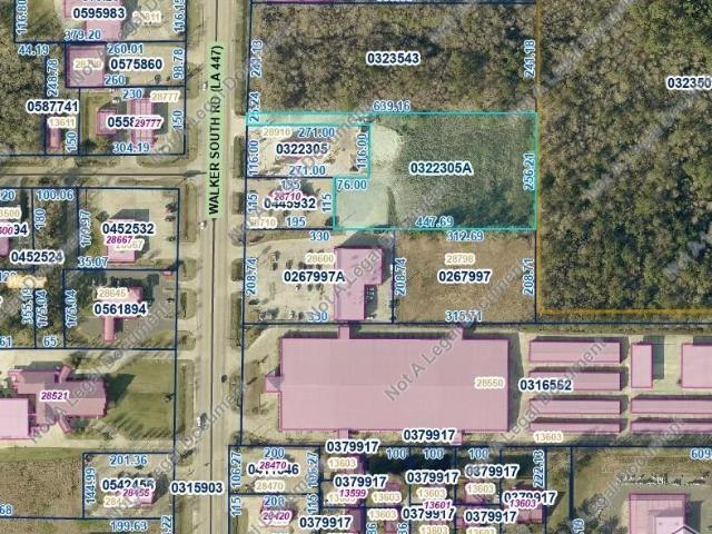 Land for sale in Walker, Louisiana