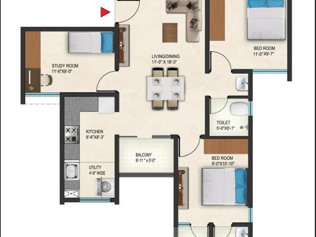 Flat for sale in Bangalore South, Electronic City - Bangalore