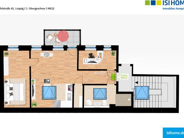 Apartment mieten in Schönefeld-Abtnaundorf, Leipzig