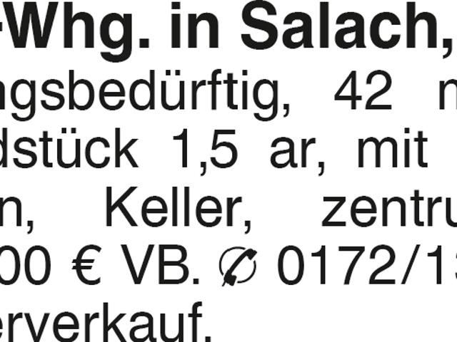 Wohnung kaufen in Kapfhof, Salach
