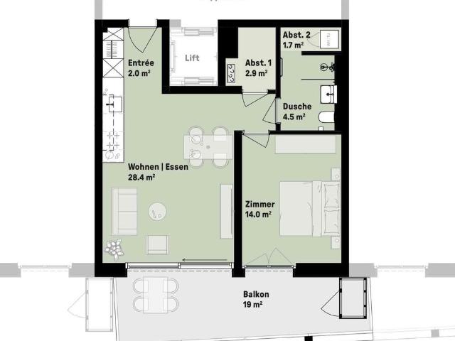 Apartment mieten in Stein (AG), Aargau