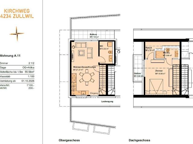 Apartment mieten in Zullwil, Solothurn