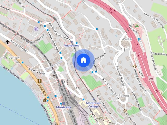 Apartment mieten in Vernex, Montreux