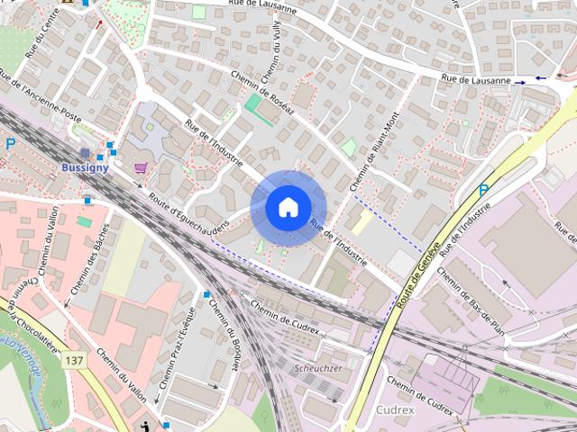 Apartment mieten in Cudrex, Bussigny