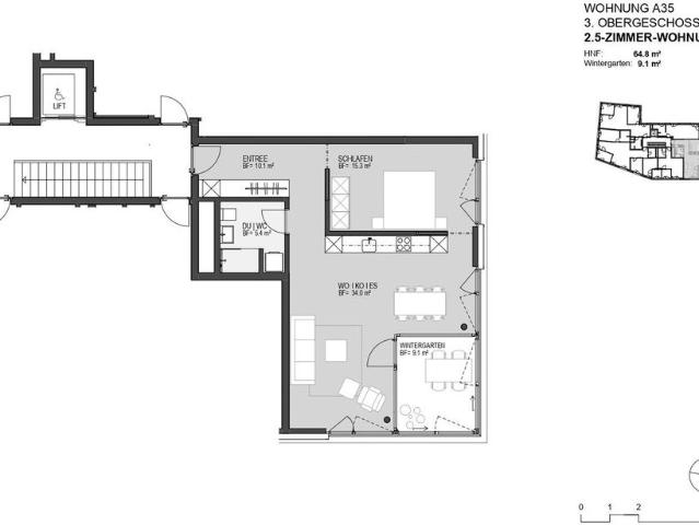 Apartment mieten in Pratteln, Basel-Landschaft