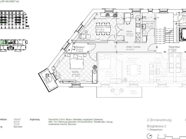 Apartment mieten in Schwarzenbach (SG), St. Gallen