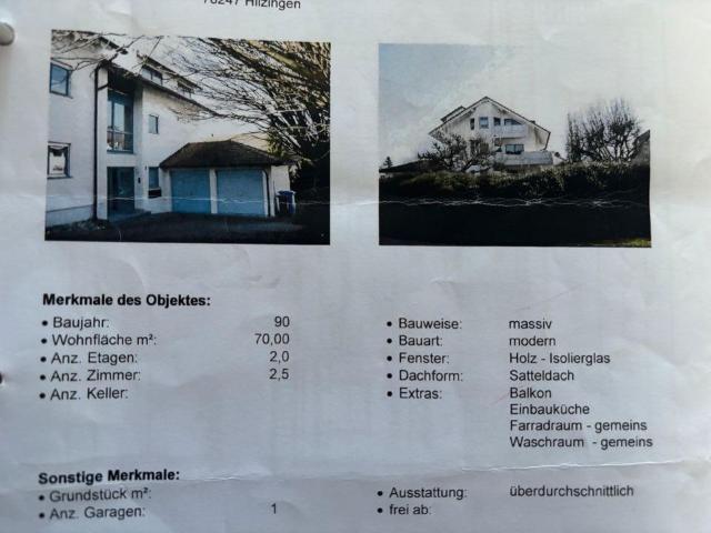 Wohnung kaufen in Volkertshausen, Baden-Württemberg