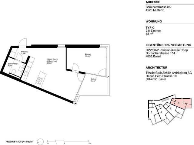 Apartment mieten in Muttenz, Basel-Landschaft