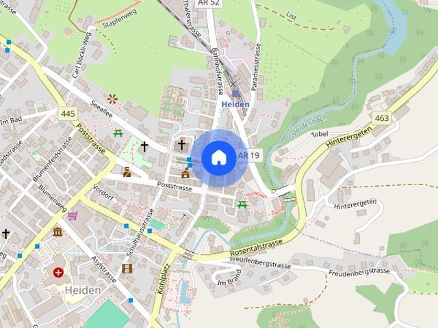 Apartment mieten in Heiden, Appenzell Ausserrhoden