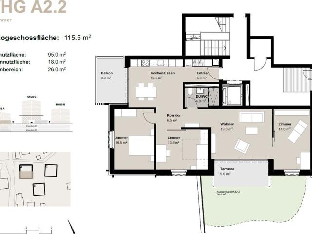 Apartment mieten in Mauracker, Bürchen
