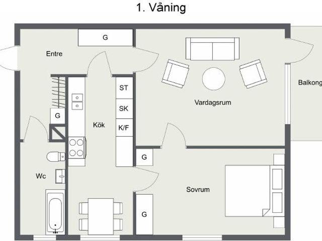 Lägenhet hyra i Skara, Västra Götaland