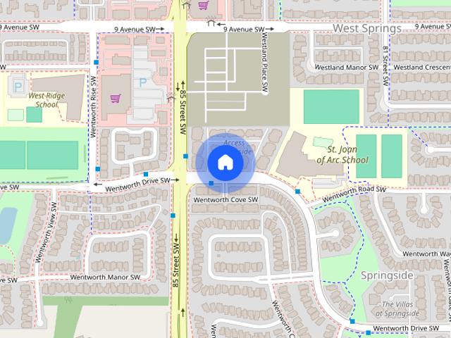 Townhouse for rent in Springside, Calgary