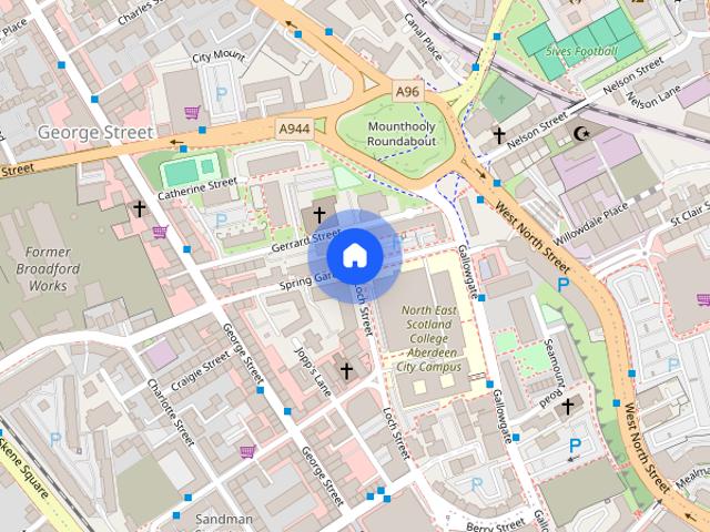 Apartment for rent in George Street, Aberdeen City