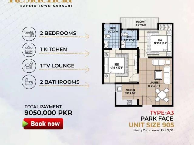 Apartment for sale in ضلع ملیر, کراچی ڈویژن