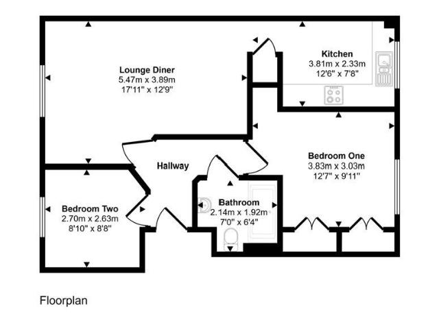 Flat for sale in Coxlodge, Newcastle Upon Tyne