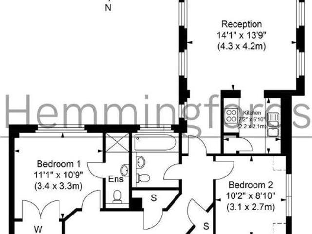Flat for sale in Lyons, Greater London