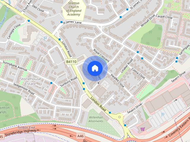 Apartment for rent in Tollbar End, West Midlands