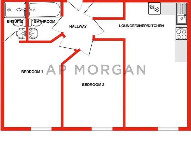 Apartment for rent in Highgate, West Midlands