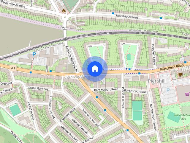 House for rent in Piershill, Scotland