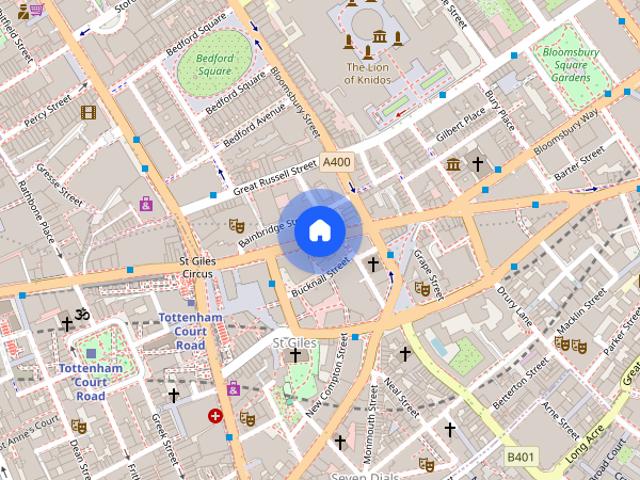 Apartment for rent in Saint Giles, Bloomsbury