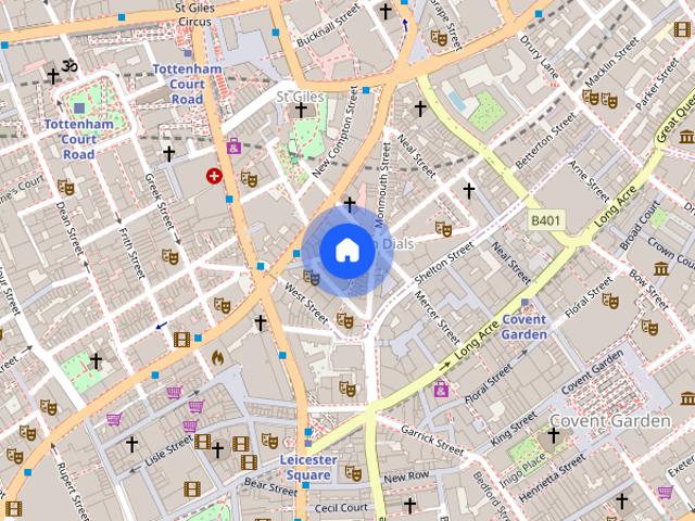 Apartment for rent in Seven Dials, Bloomsbury