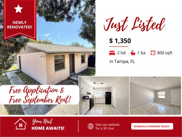 Apartment for rent in Tampa, Florida