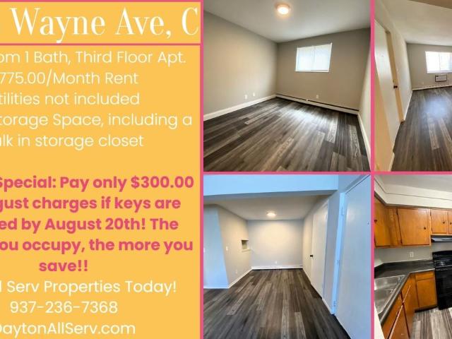 Apartment for rent in Dayton, Ohio