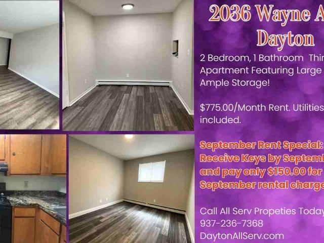 Apartment for rent in Dayton, Ohio
