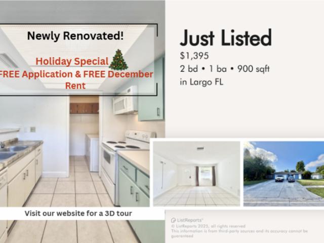 Apartment for rent in Largo, Florida