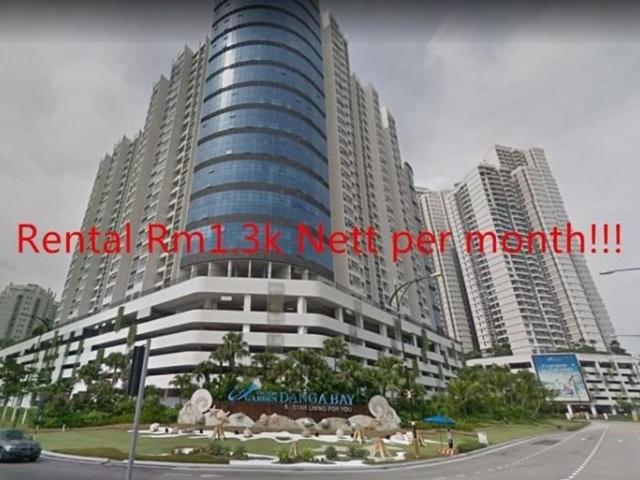 Apartment for rent in Teluk Danga, Johor Bahru
