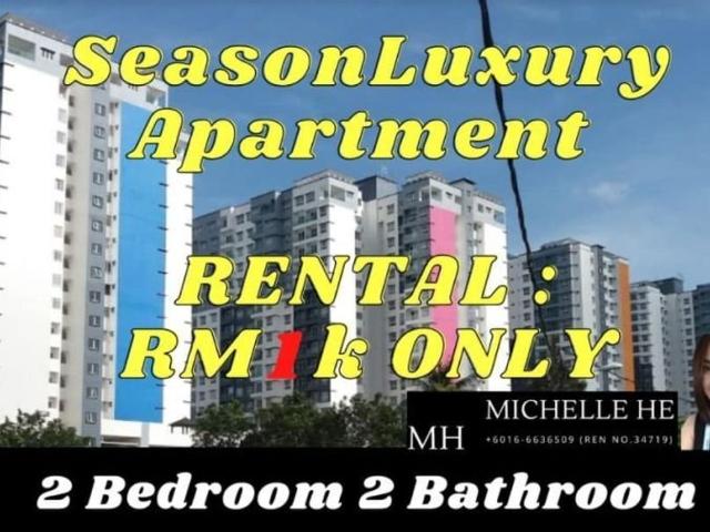 Apartment for rent in Taman Aman, Johor Bahru