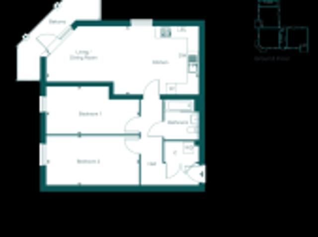 Apartment for rent in Willingdon, Cross In Hand