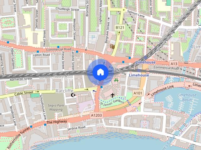 Apartment for rent in Ratcliffe, Greater London