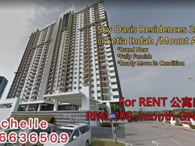 Apartment for rent in Johor