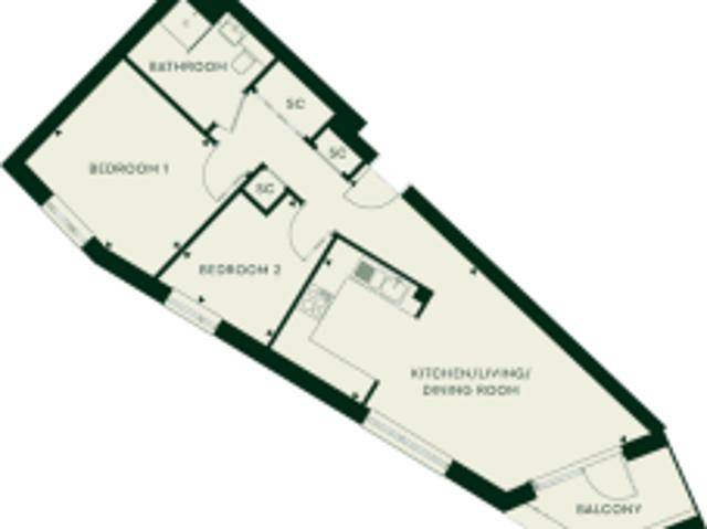 Apartment for sale in South Hackney, Greater London