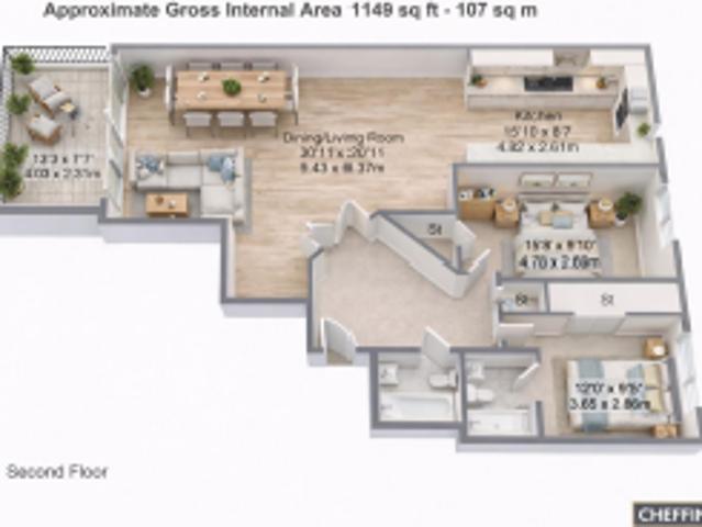 Apartment for sale in Chesterton, Arbury