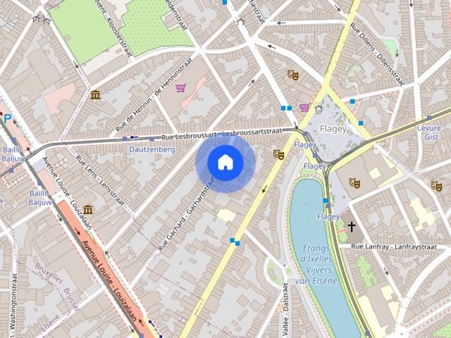 Appartement location à Flagey, Ixelles - Elsene