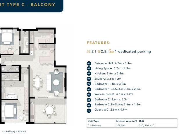 Apartment for sale in Princess Grant, Kwazulu-natal