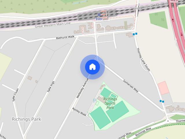 Apartment for rent in Iver, Richings Park