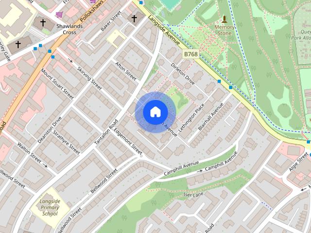 Apartment for rent in Shawmoss, Langside