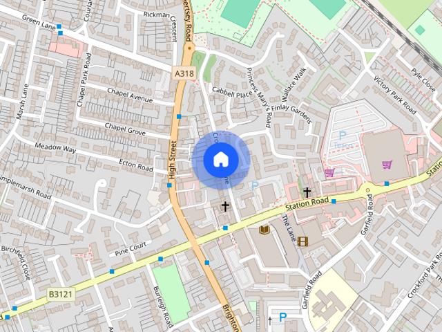 Apartment for rent in Row Town, Surrey