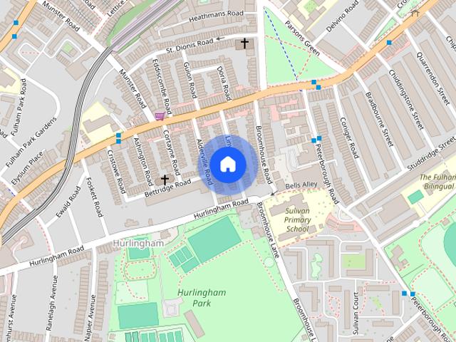 Apartment for rent in Upper Hurlingham, Greater London