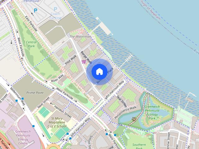 Apartment for rent in Greenwich Peninsula, Greater London
