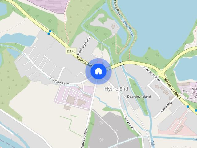 Apartment for rent in Hythe End, Wraysbury