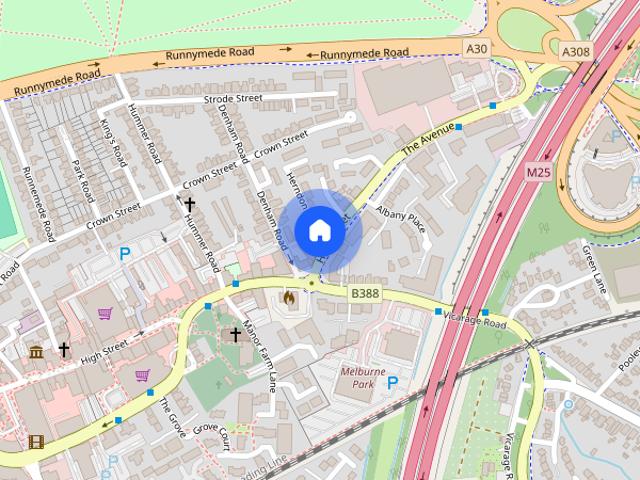 Apartment for rent in Row Town, Surrey