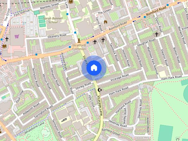 Apartment for rent in Maryland, Greater London