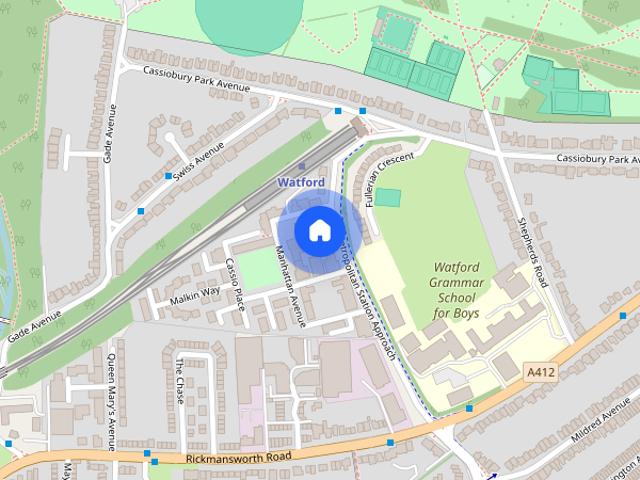 House for rent in Holywell Estate, North Watford