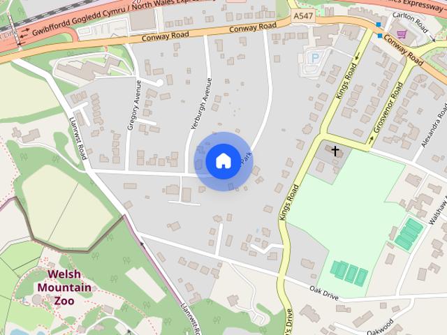 Apartment for rent in Colwyn Bay, Wales