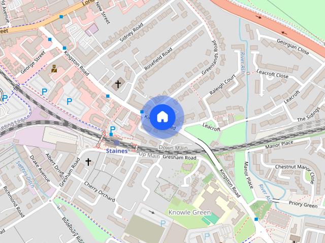 Apartment for rent in Knowle Green, Lower Halliford